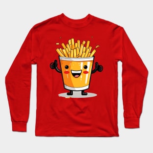 Cute French Fries T-Shirt Long Sleeve T-Shirt